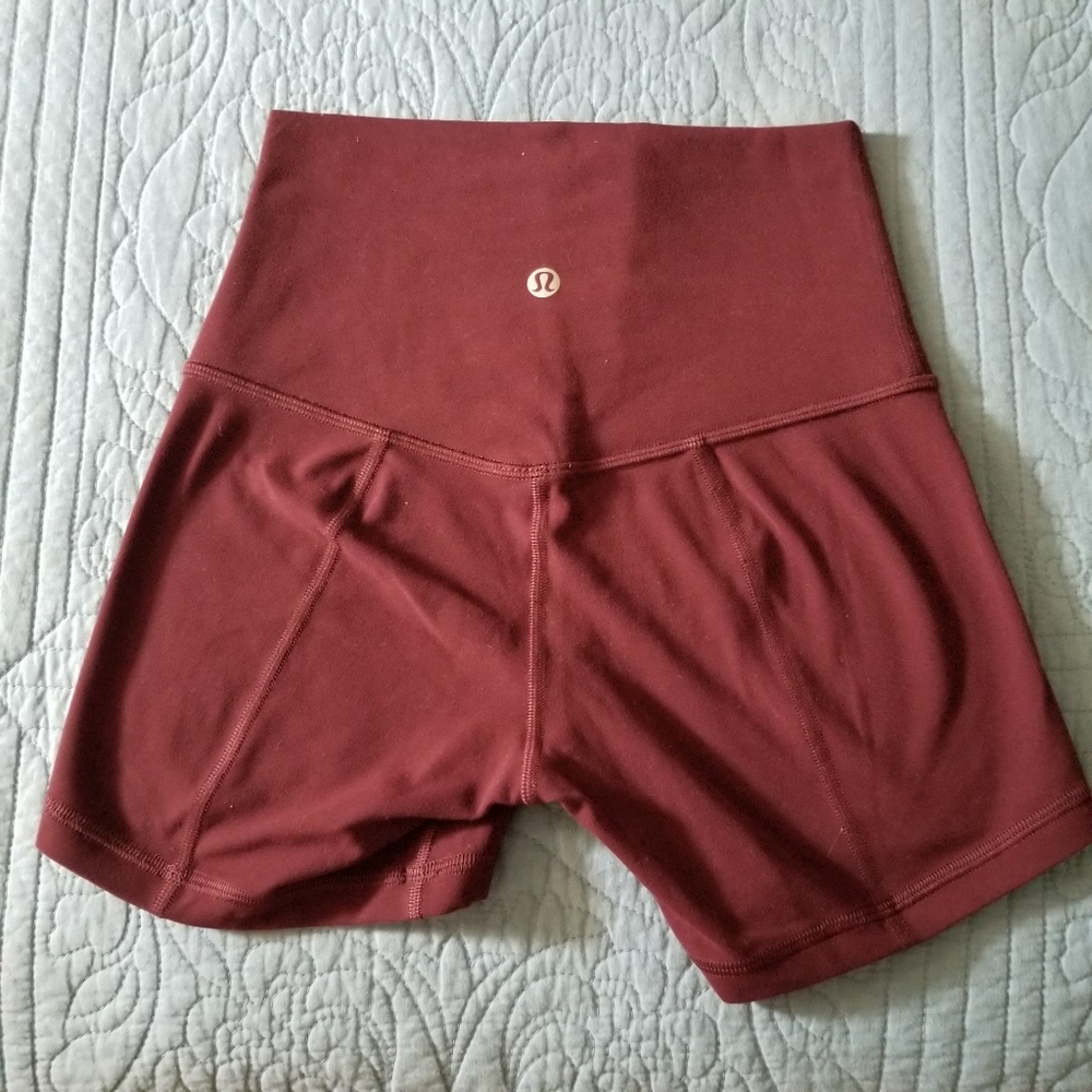 LULULEMON Dark Adobe Align Shorts 4" Sz 2